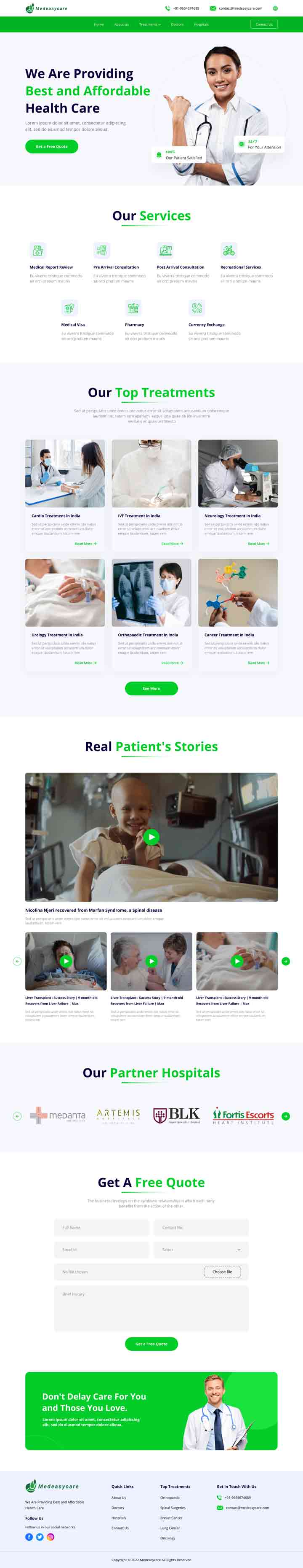 Doctor Appointment Website