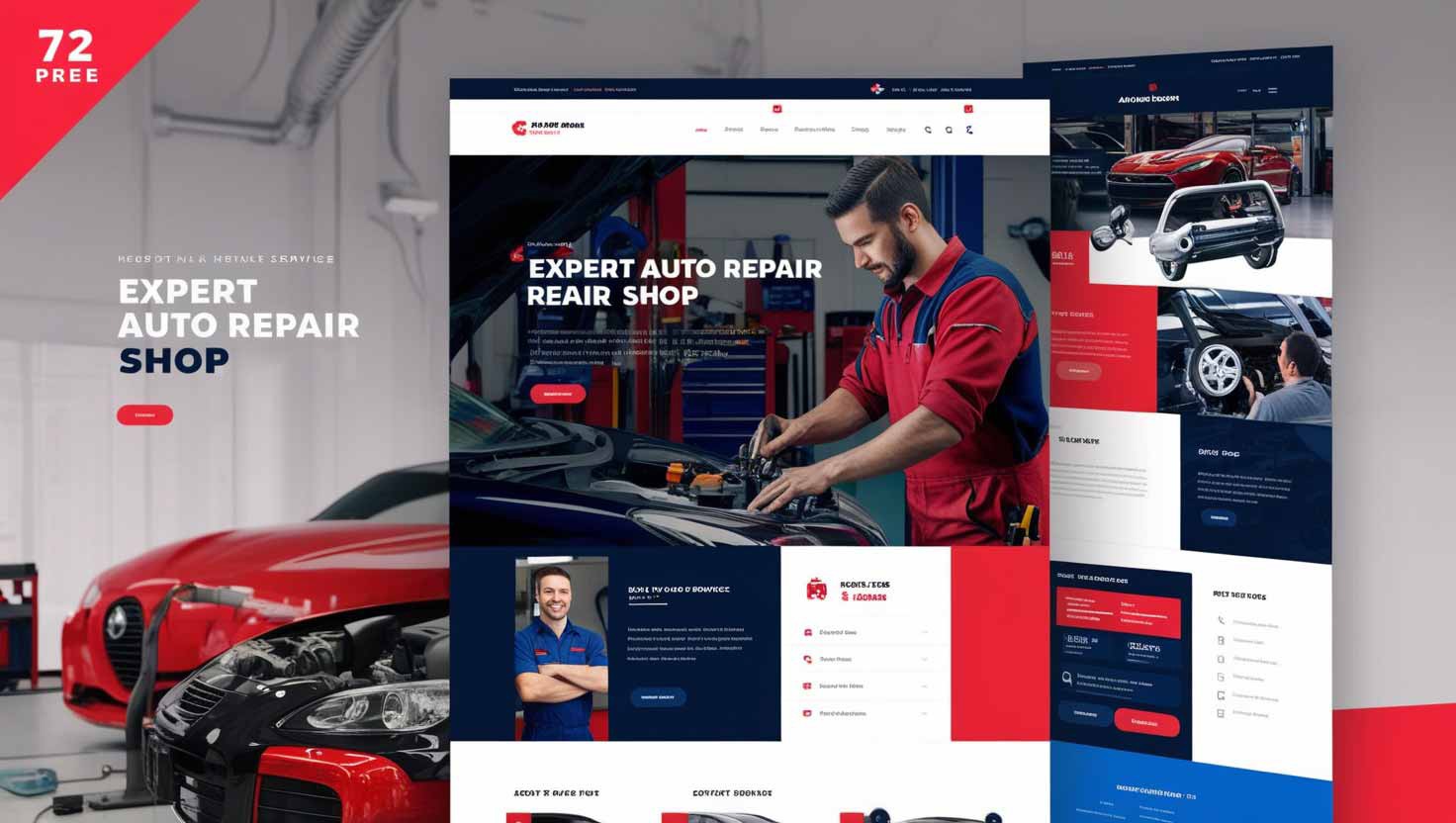 Auto Repair Shop Website Design