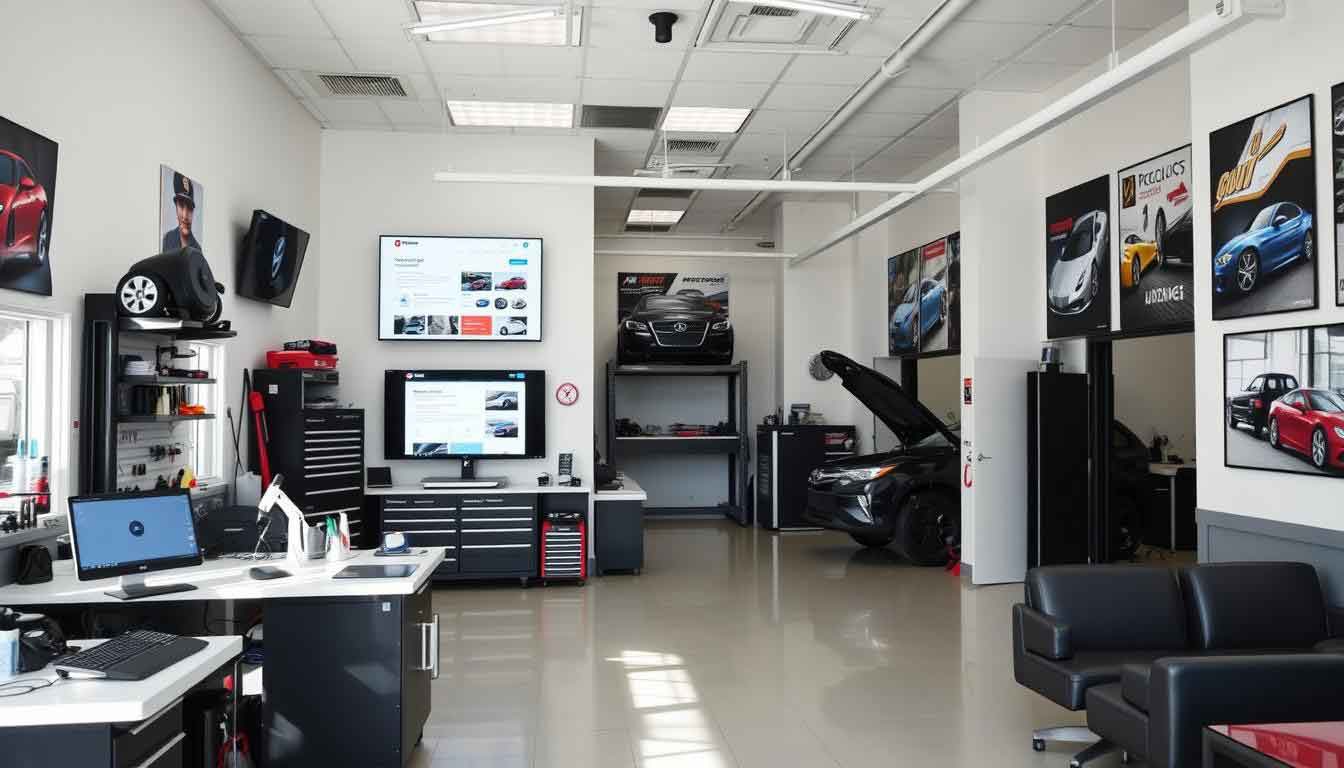 repair shop websites
