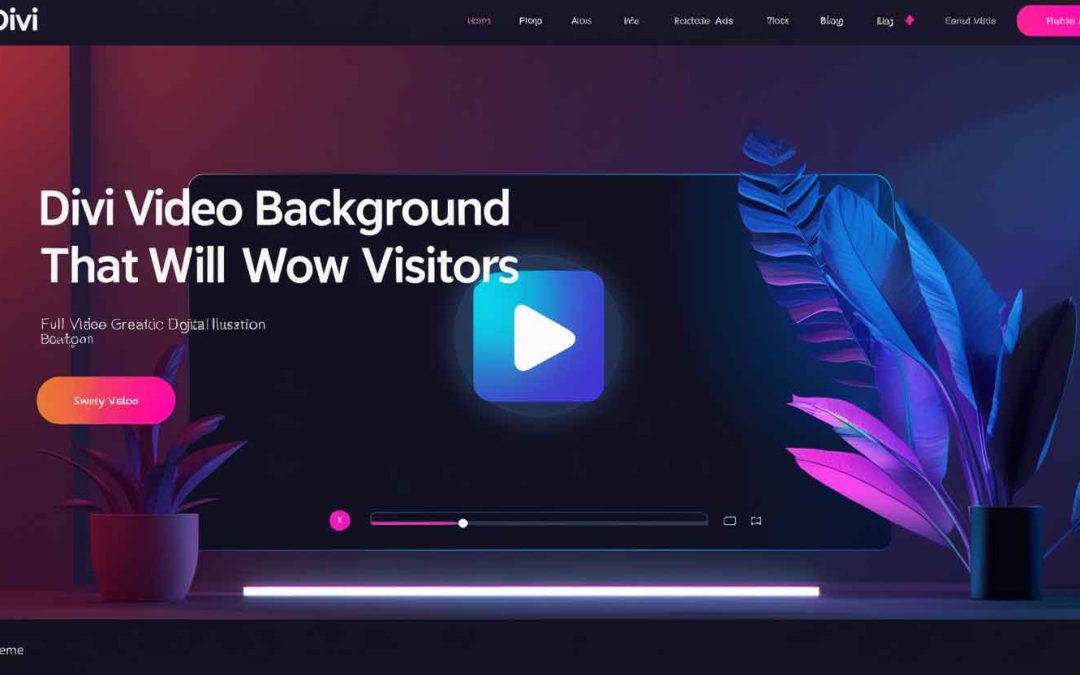 Divi Video Background That Will Wow Visitors
